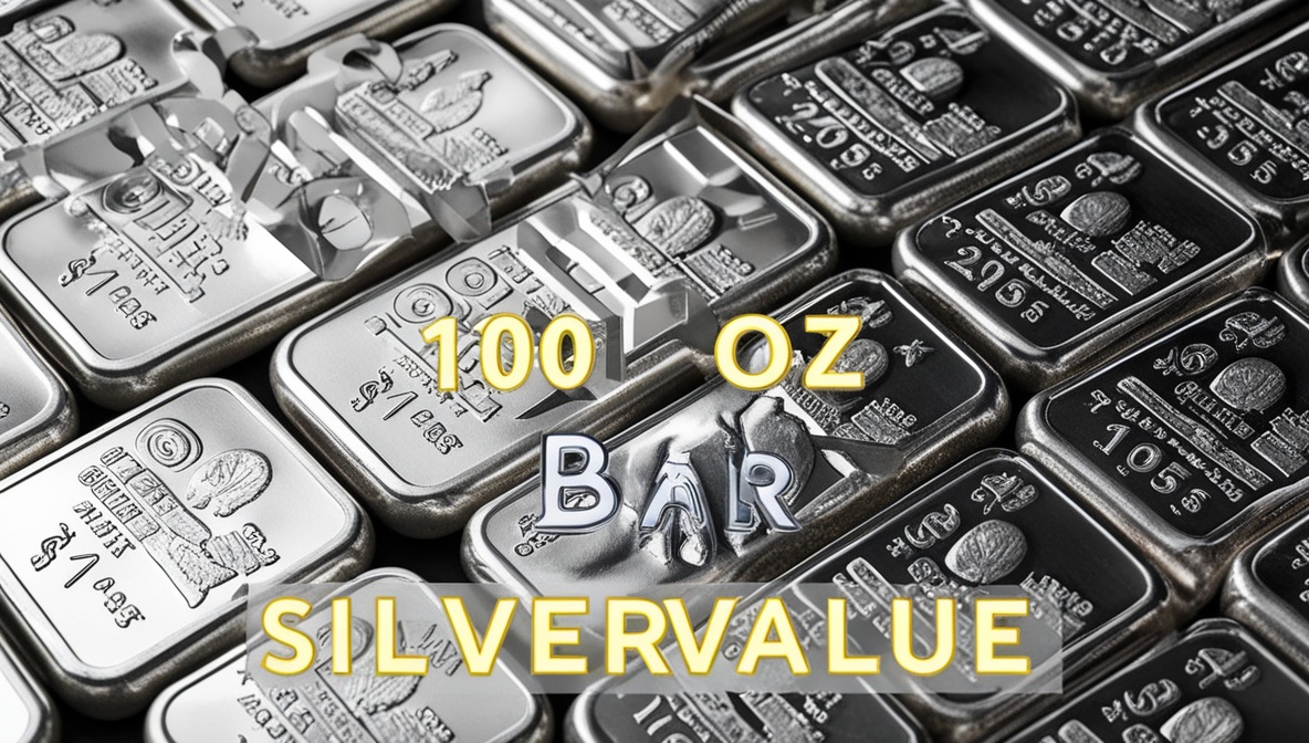 100 Oz Silver Bar Value: How Much Is a 100-Ounce Silver Bar Worth?